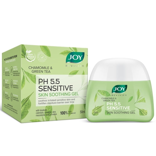Joy Revivify Chamomile & Green Tea PH 5.5 Sensitive Skin Soothing Gel 50ml