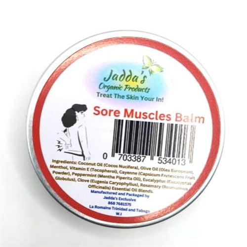 Jadda's Organic Sore Muscle Balm