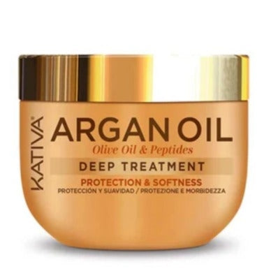 Kativa Argan Oil Deep Treatment, Olive Oil & Peptides Deep Treatment 300ml