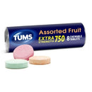 Tums Extra Strength Heartburn Relief Chewable Antacid Tablets Fruit 8 Count