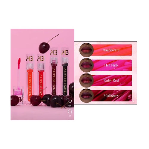 Kenzie Beauty Hydro Matte Lip Tint 4ml