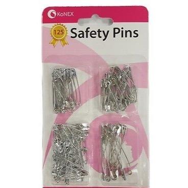 Household Safety Pins, Assorted Sizes