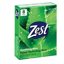 Zest Aloe Deoderant Bar Soap -8pk