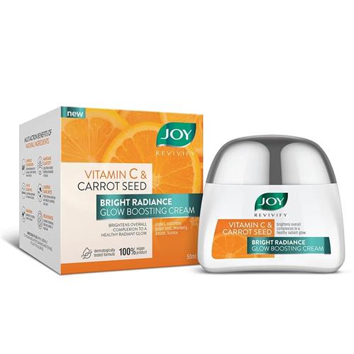 Joy Revivify Vitamin C & Carrot seed Bright Radiance Glow Boosting Cream – 50 ml