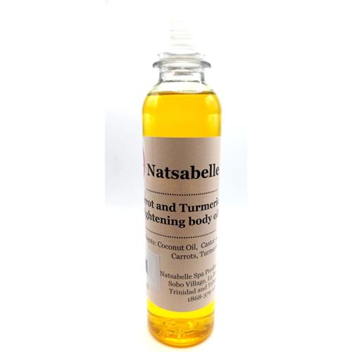 Natsabelle Carrot & Turmeric Brightening Body Oil 250ml