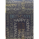 Happy Birthday Paper Gift Bag, Jumbo Assorted Colors & Designs