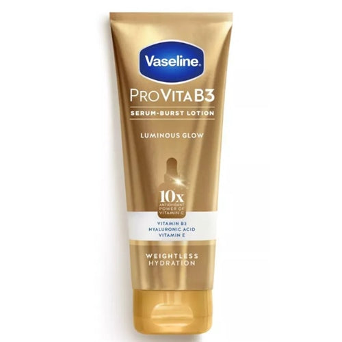 Vaseline Pro VitaB3 Serum Burst Lotion Luminous Glow - 10x Antioxidant Power of Vitamin C - 7.5 fl oz