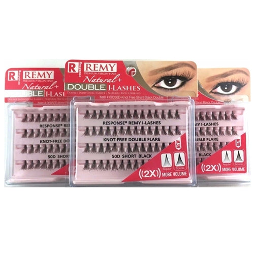 Jessica Remy Double Up Individual Knot Free Flare Double Lashes