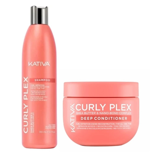 Kativa Curly Plex Curl Definition & Bond Reconstruction 355ml