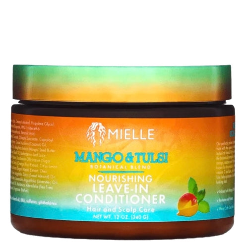 Mielle Organics Mango & Tulsi Nourishing Leave-In Conditioner, 12 Oz