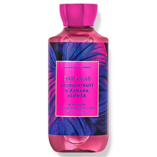 Bath & Body Works Bahamas Passionfruit & Banana Flower Body Wash With Pro-Vitamin B5 & Aloe 10 fl oz