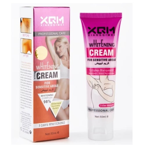 XQM Whitening Cream For Sensitive Areas 98% Whitening Complex 50ml