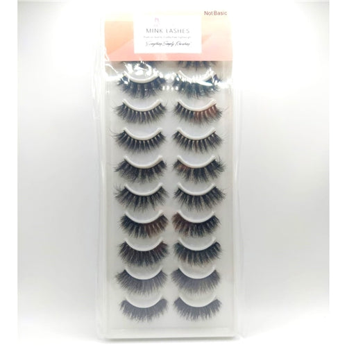 TT Ravishing 10 Pair Mink Eye Lashes