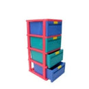 New Ocean 4 Tier Plastic Cabinet