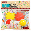 Fortune Baby Rattles Dumbell/Wheel 2pk