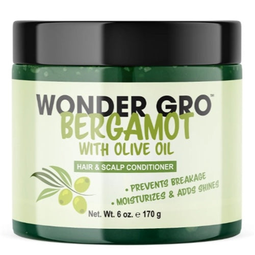 Wonder Gro Bergamot With Olive Oil Hair & Scalp Therapy Hair Grease Pomade 6oz