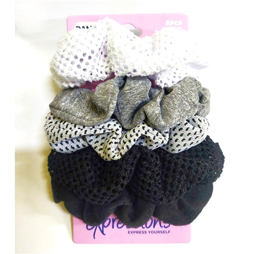 Expressions 5pc Assorted Scrunchies