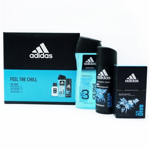 Adidas Ice Dive Deo Body Spray Gift Set For Men