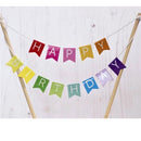 Party Acrylic Happy Birthday Cake Topper