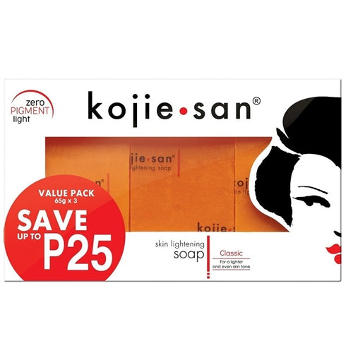 Kojie San Skin Lightening Soap 65g Pack Of 3 Soaps