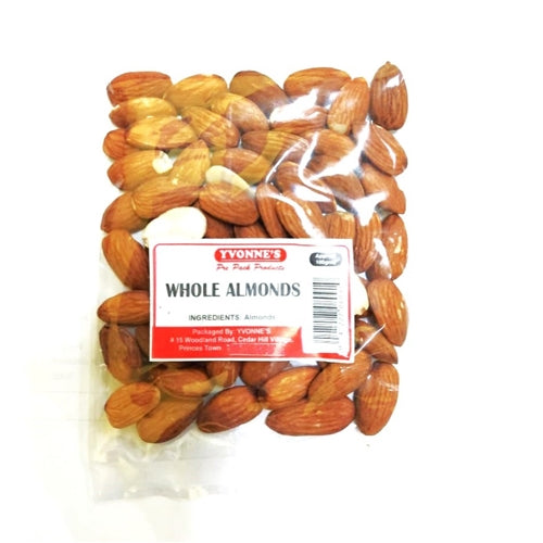 Yvonne's Whole Almond 100g