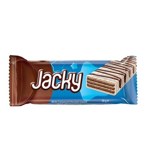 Jacky White Chocolate Coated Wafer 20g