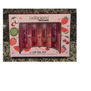 Bellapierre Cosmetics 4 Pc Lip Oil Kit - Cherry, Peach, Strawberry & Watermelon