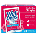 Wet Ones Antibacterial Hand Wipes Singles - Fresh Scent - 24ct