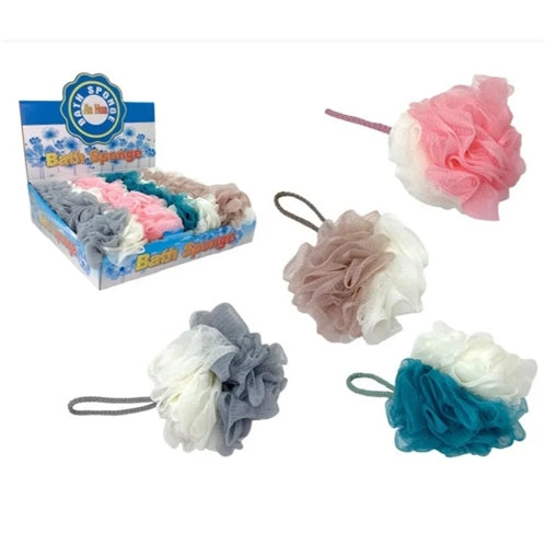 Pacific Club Single Assorted Bath Ball Scrub