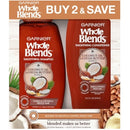 Garnier Whole Blends Coconut Oil & Cocoa Butter Twin Pack (Shampoo + Conditioner)