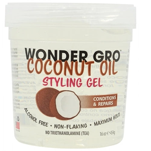 Wonder Gro Coconut Oil Styling Gel 454g