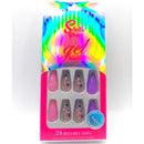 Sheer Perfect Gel Press On Nails - 24 Reuseable Nails