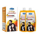Disaar Orange Hair Colour Cream - Natural Black 500ml x 2