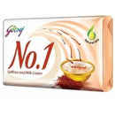 Godrej No.1 Saffron & Milk Beauty Soap 115g × 3