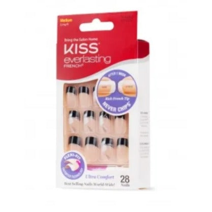 Kiss Everlasting French Tip Press On Nails