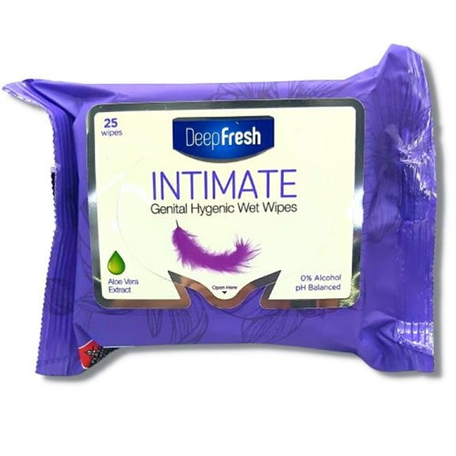 Deep Fresh Aloe Vera Extract Intimate Wipes 25's