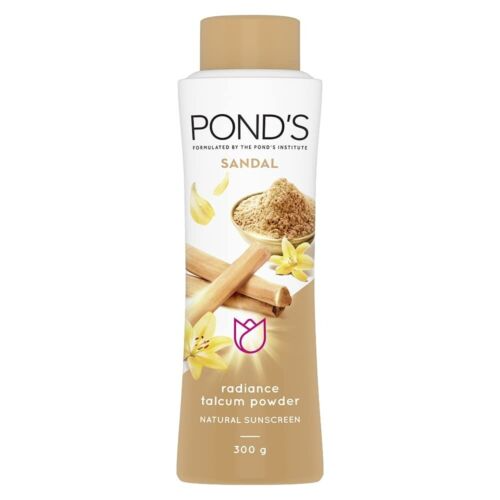 Ponds Sandal Radiance Talcum Powder With Natural Sunscreen 300g