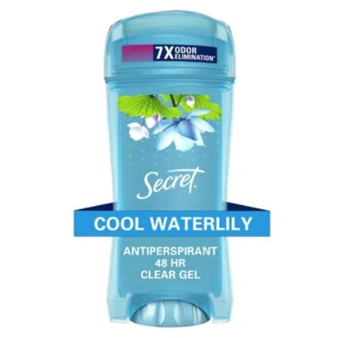 Secret Scent Expressions Antiperspirant and Deodorant Clear Gel, Cool Waterlily 2.6oz