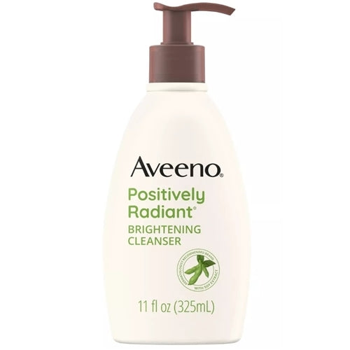 Aveeno Positively Radiant Brightening Facial Cleanser for Sensitive Skin - 11 fl oz, SAVE $15