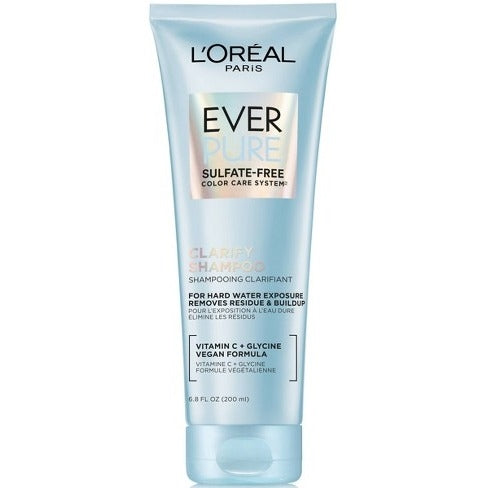 L'Oreal Ever Pure Clarify Shampoo & Restore 6.8oz Vegan Sulfate-Free 200ml