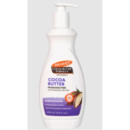 Palmer's Cocoa Butter Formula Fragrance Free Lotion Bottle 400ml