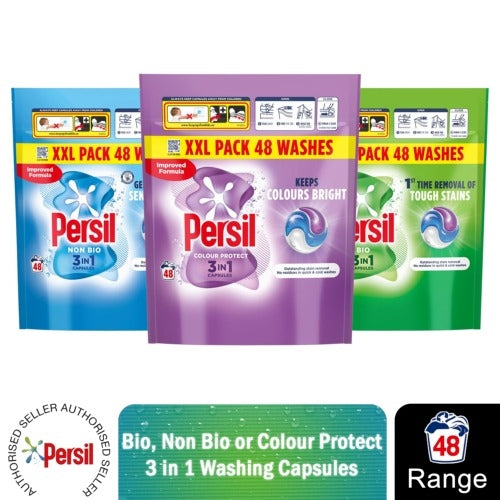 Persil 3 in 1 Washing Capsules 48 Washes