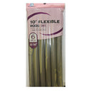 Dream World 10'' Long Flexible Rods 6 Pcs - Grey