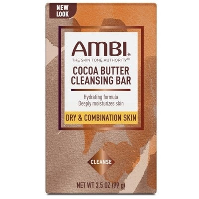 Ambi The Skin Tone Authority Cocoa Butter Cleansing Bar, - Dry & Combination Skin 99g