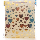 Paper Gift Bags, Heart Shape Design Assorted