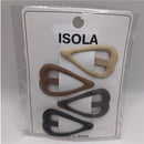 Isola Heart Shaped Hair Clip-4ct