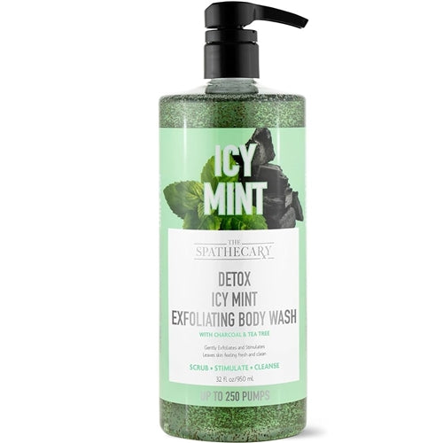 The Spathecary Icy Mint Detox Exfoliating Body Wash 32 fl oz