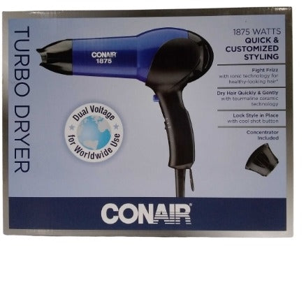 Conair Hair Dryer 110v 1875w Turbo