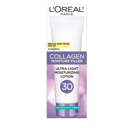 L'Oreal Paris Collagen Moisture Filler Ultra-light Moisturizing Lotion - SPF30