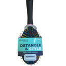 Expressions Detangling Oval Cushion Rainbow Brush